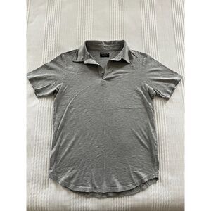 Men's Good Life Gray Three Button Polo Shirt - Large - Like New
